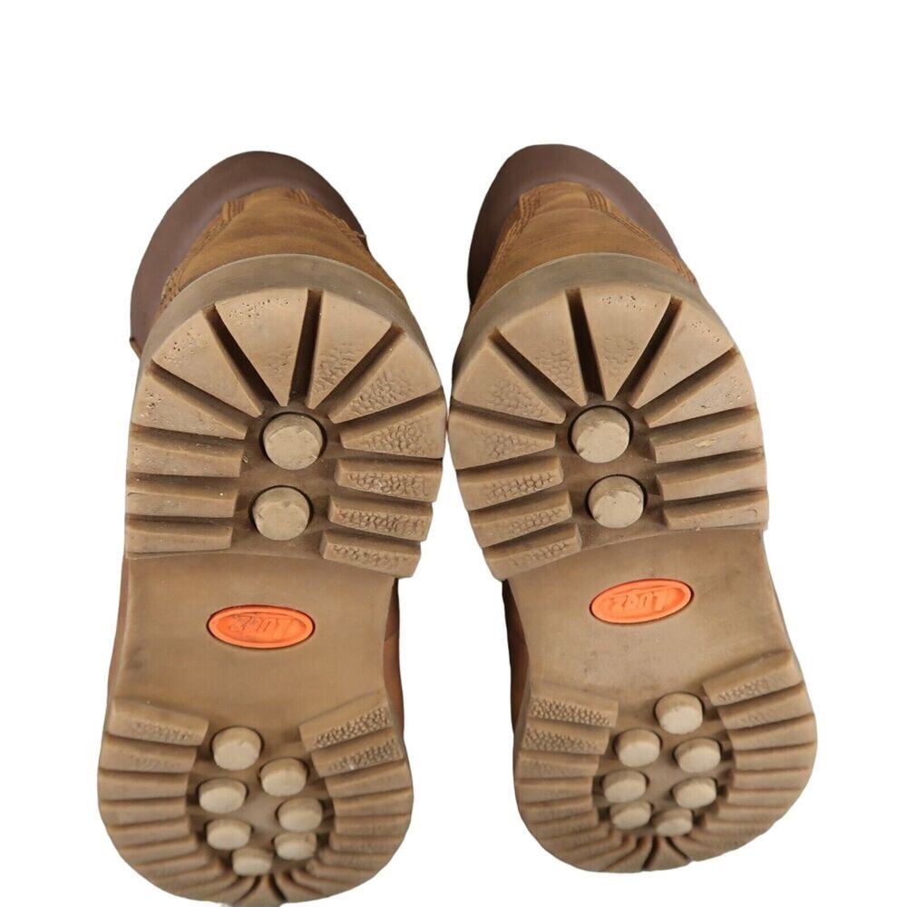 Lugz Shoes Womens 8 Boots Combat Work Lace Up Outdoor Convoy Brown Lug Sole Mid - Picture 14 of 16